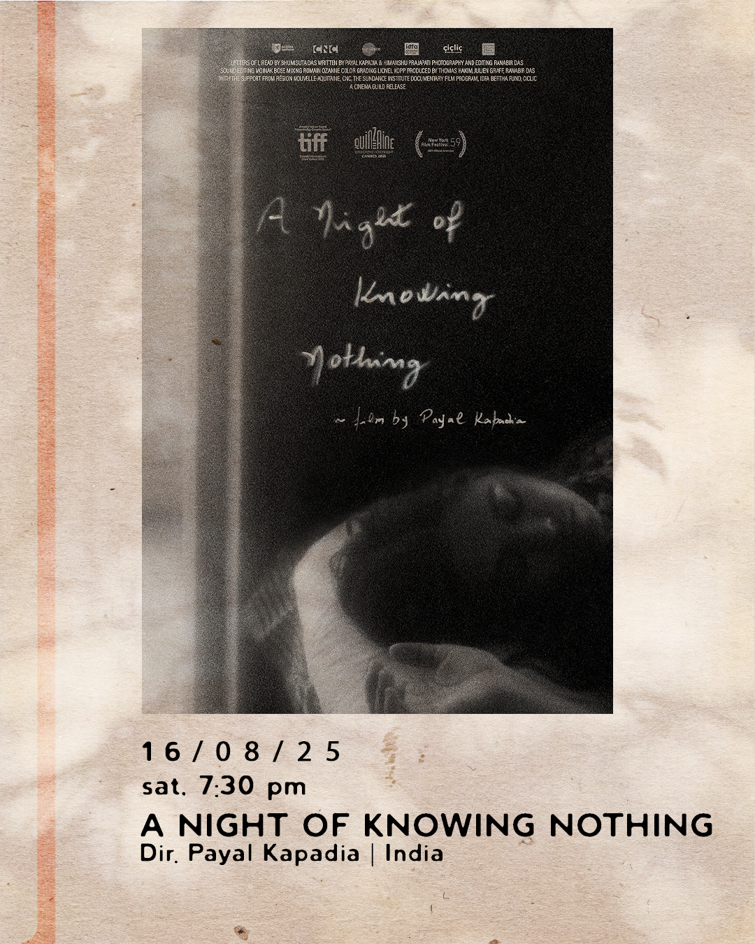 A Night of Knowing Nothing