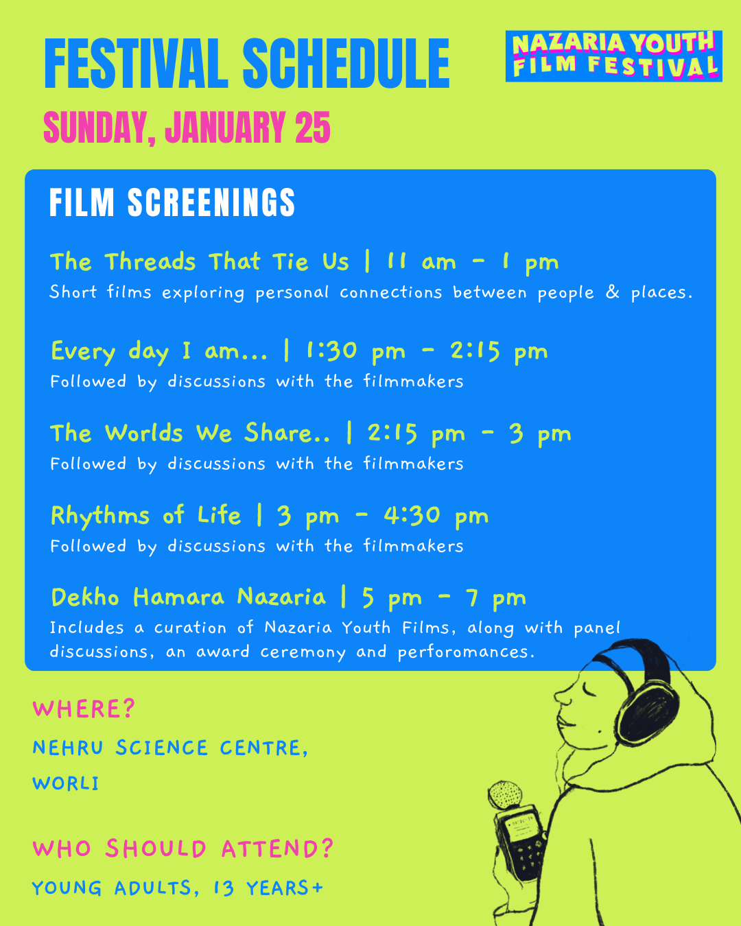 Nazaria Youth Film Festival | Film Screenings