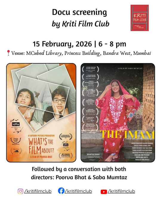 Docu Screenings by Kriti Film Club