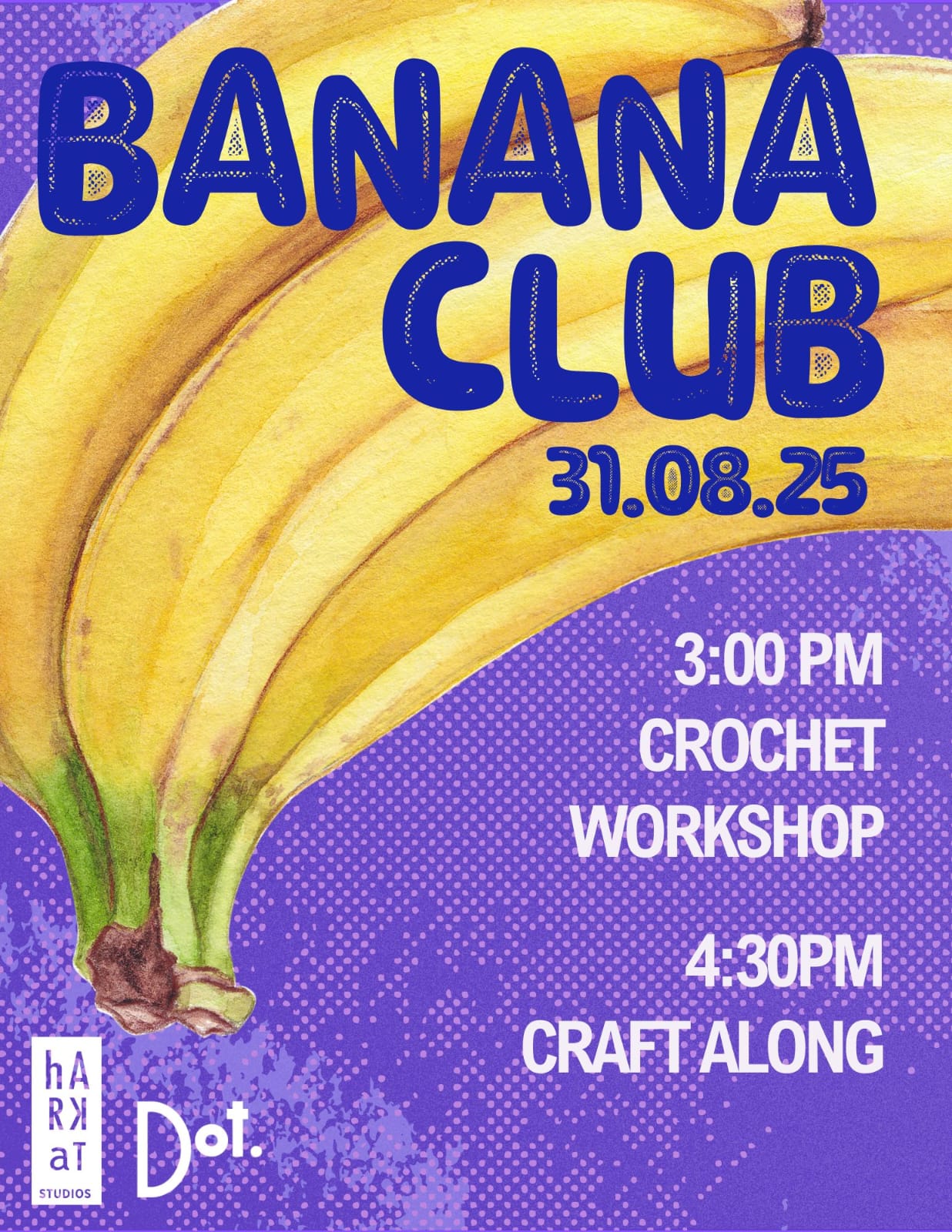 Banana Club: Crochet Workshop + Craft Along
