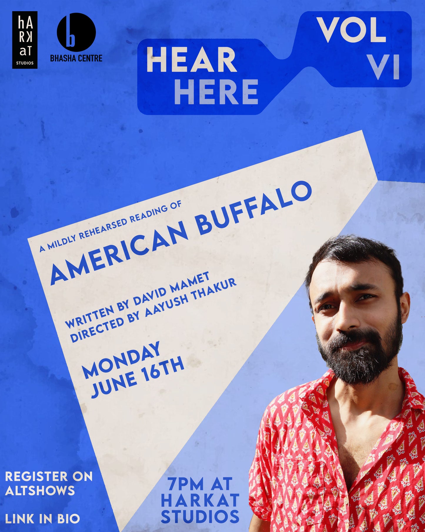 Rehearsed Reading of American Buffalo by David Mamet