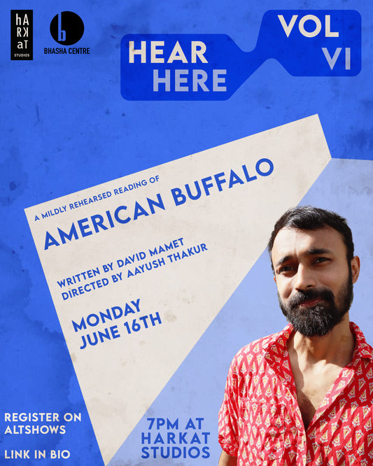 Rehearsed Reading of American Buffalo by David Mamet